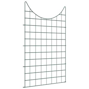 vidaXL Teichzaun Set 8 pcs Gr&uuml;n 50 x 80 cm Stahl