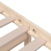 vidaXL Massivholzbett ohne Matratze 75x190 cm