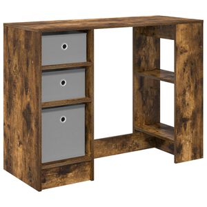 vidaXL Schreibtisch Ger&auml;ucherte Eiche 100 x 40 x 75 cm Holzwerkstoff