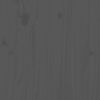 vidaXL Sideboards 2 Stk. Grau 31,5x34x75 cm Massivholz Kiefer