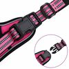 vidaXL Hundegeschirr mit Leine & Halsband Verstellbar Rosa S