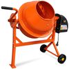 Betonmischer Elektrisch 63 L 220 W Stahl Orange