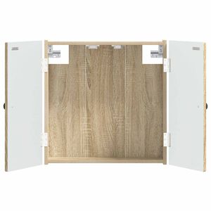 vidaXL Dartboard Schrank BREDA Sonoma-Eiche 52,5 x 10,5 x 53,5 cm