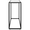 vidaXL Konsolentisch Wei&szlig; 100x35x75 cm Hartglas