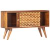 vidaXL Sideboard Honigbraun 88&times;24&times;50 cm Massivholz Mango