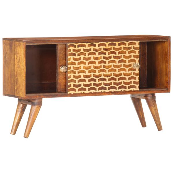 vidaXL Sideboard Honigbraun 88&times;24&times;50 cm Massivholz Mango