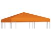 vidaXL Pavillondach 310 g/m&sup2; 3x3 m Orange