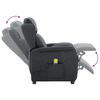 vidaXL Massagesessel Dunkelgrau 93,5 x 67,5 x 101,5 cm Stoff