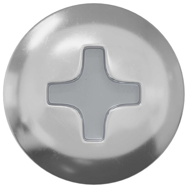 vidaXL Selbstschneidender Nagel 2 pcs Zink-beschichtet 4 x 25 mm Stahl