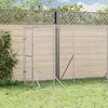 vidaXL Outdoor-Hundezwinger Silbern 2x14x2 m Verzinkter Stahl