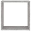vidaXL W&uuml;rfelregale 4 Stk. Grau Sonoma 30x15x30 cm