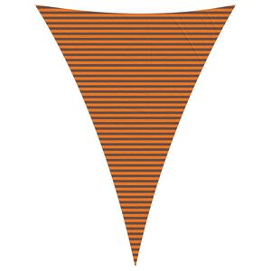 vidaXL Sonnensegel Orange und Braun 5 x 7 x 7 m 100 % Polyester Oxford