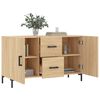 vidaXL Sideboard Sonoma-Eiche 100x36x60 cm Holzwerkstoff