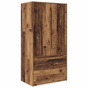 vidaXL Schrank mit Schubladen Altholz 79,5 x 49 x 156 cm Holzwerkstoff
