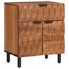 vidaXL Nachttisch Braun 50 x 33 x 60 cm Massivholz Mango