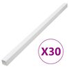 vidaXL Installationsrohre 40x40 mm 30 m PVC