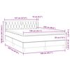 vidaXL Boxspringbett mit Matratze Rosa 140x220 cm Samt