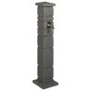 vidaXL Garten-Tanker Anthrazit 26 x 26 x 101 cm PE