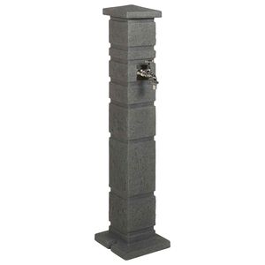 vidaXL Garten-Tanker Anthrazit 26 x 26 x 101 cm PE