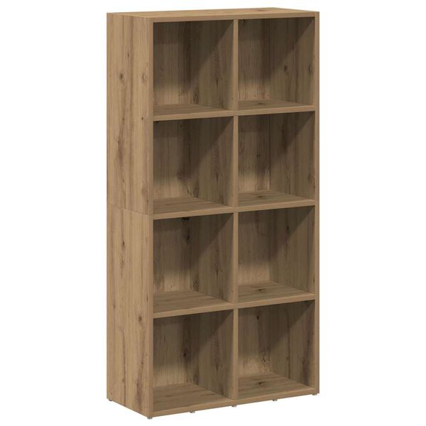 vidaXL B&uuml;cherregal Artisan-Eiche 66x30x130 cm Holzwerkstoff
