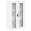 vidaXL Wandglas-Schrank PORTO Wei&szlig; 60 x 31 x 100 cm Holzwerkstoff