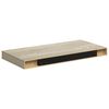 vidaXL Schwebende Wandregale 4 Stk. Eichefarben 50x23x3,8cm MDF