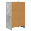 vidaXL Nachttisch Beton Grau 40 x 30 x 467 cm Holzwerkstoff