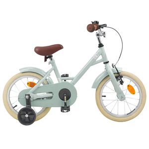 vidaXL Kinderfahrrad 12 Zoll f&uuml;r 2-4 Jahre alt Hellgr&uuml;n