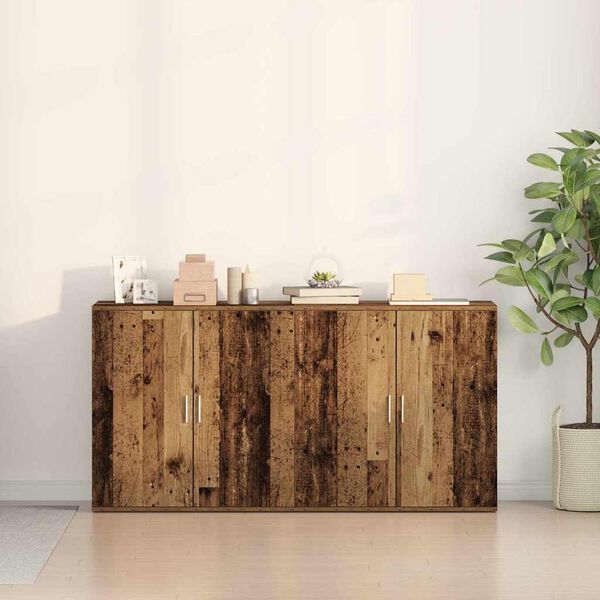 vidaXL Sideboard 2 pcs Altholz 79 x 38 x 80 cm Holzwerkstoff