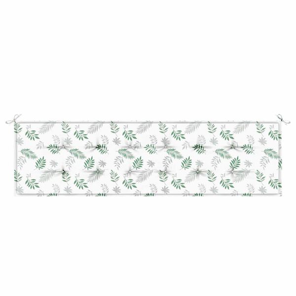 vidaXL Bankpolster Blatt Blattdesign 150 x 50 x 3 cm Oxford-Stoff
