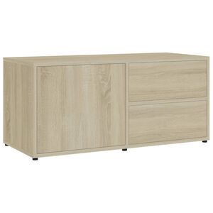 vidaXL TV-Schrank Sonoma-Eiche 80x34x36 cm Holzwerkstoff