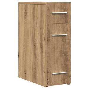 vidaXL Apothekerschrank 20 x 45,5 x 60 cm Holzwerkstoff Artisan-Eiche