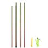 vidaXL Sonnensegel Stange 250 cm Verzinkter Stahl