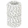 vidaXL Mehrzweck-Allzweckseil 2 mm 25 m Wei&szlig; Polyester