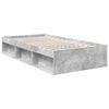 vidaXL Bettrahmen Beton Grau 100 x 200 cm Massives Kiefernholz