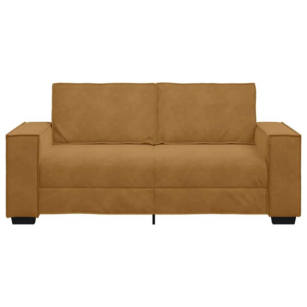 vidaXL 2-Sitzer-Sofa Braun 180x78x84 cm Samt