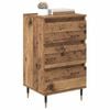 vidaXL Sideboard mit Schubladen Altholz 35 x 40 x 70 cm Holzwerkstoff