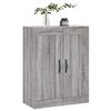 vidaXL Wandschrank Grau Sonoma 69,5x34x90 cm Holzwerkstoff