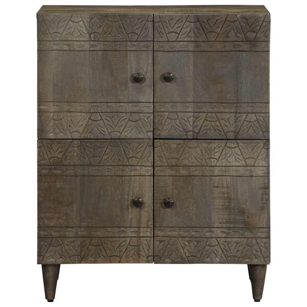 vidaXL Sideboard 60x33x75 cm Massivholz Mango