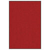 vidaXL Fu&szlig;matte Rot und Schwarz 120 x 180 cm 100% Polyamid