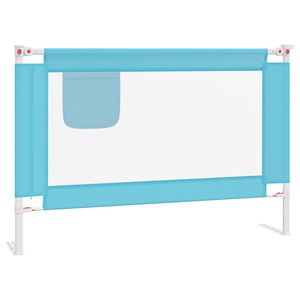 vidaXL Kleinkind-Bettschutzgitter Blau 100x25 cm Stoff