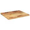 vidaXL Tischplatte 60x50x2,5 cm Rechteckig Raues Massivholz Mango