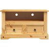 vidaXL TV-Schrank Mexiko-Stil Kiefernholz 91x43x56 cm