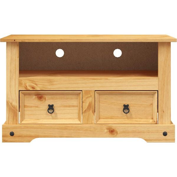 vidaXL TV-Schrank Mexiko-Stil Kiefernholz 91x43x56 cm