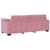 vidaXL 3-Sitzer-Sofa Rosa 178 cm Samt