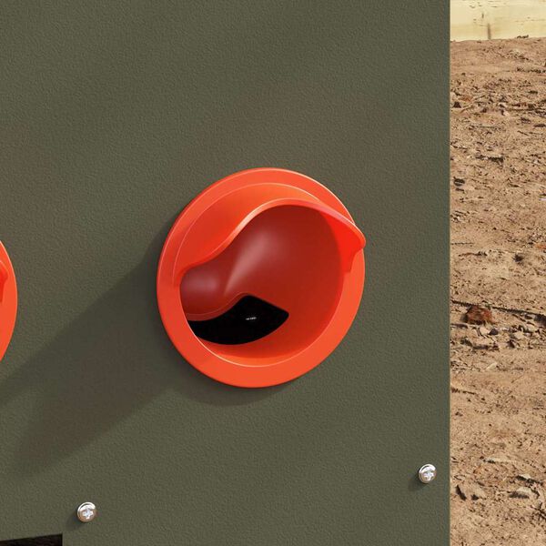 vidaXL H&uuml;hnerf&uuml;tterer 2 pcs Olive Gr&uuml;n 60,5 x 29 x 51 cm