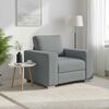 vidaXL Sofa Hellgrau Gesamtabmessungen: 100 x 80 x 82 cm (B x T x H)