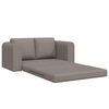 vidaXL Schlafsofa 60cm Taupe Stoff