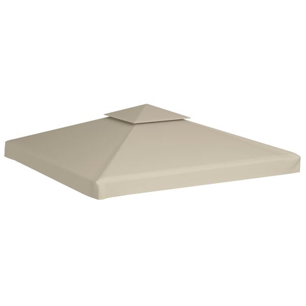 vidaXL Pavillon-Ersatzdach 310 g/m&sup2; Beige 3x3 m