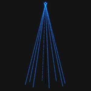 vidaXL LED Weihnachtsbaum Indoor Outdoor 576 LEDs Blau 3,6 m